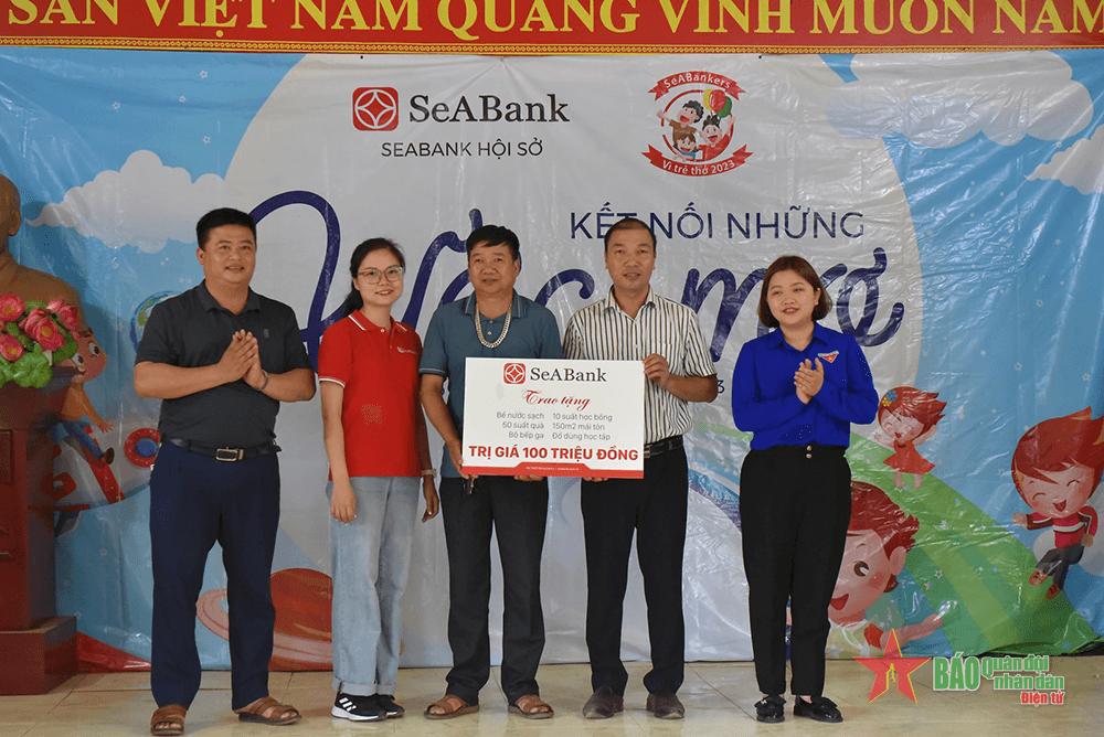SeABank kết nối những ước mơ của trẻ thơ