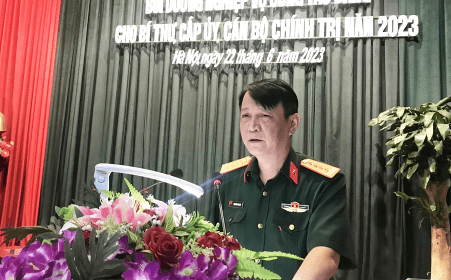 Trường Cao đẳng Kỹ thuật quân sự 1 nâng cao nghiệp vụ công tác Đảng cho bí thư, cấp ủy, cán bộ chính trị