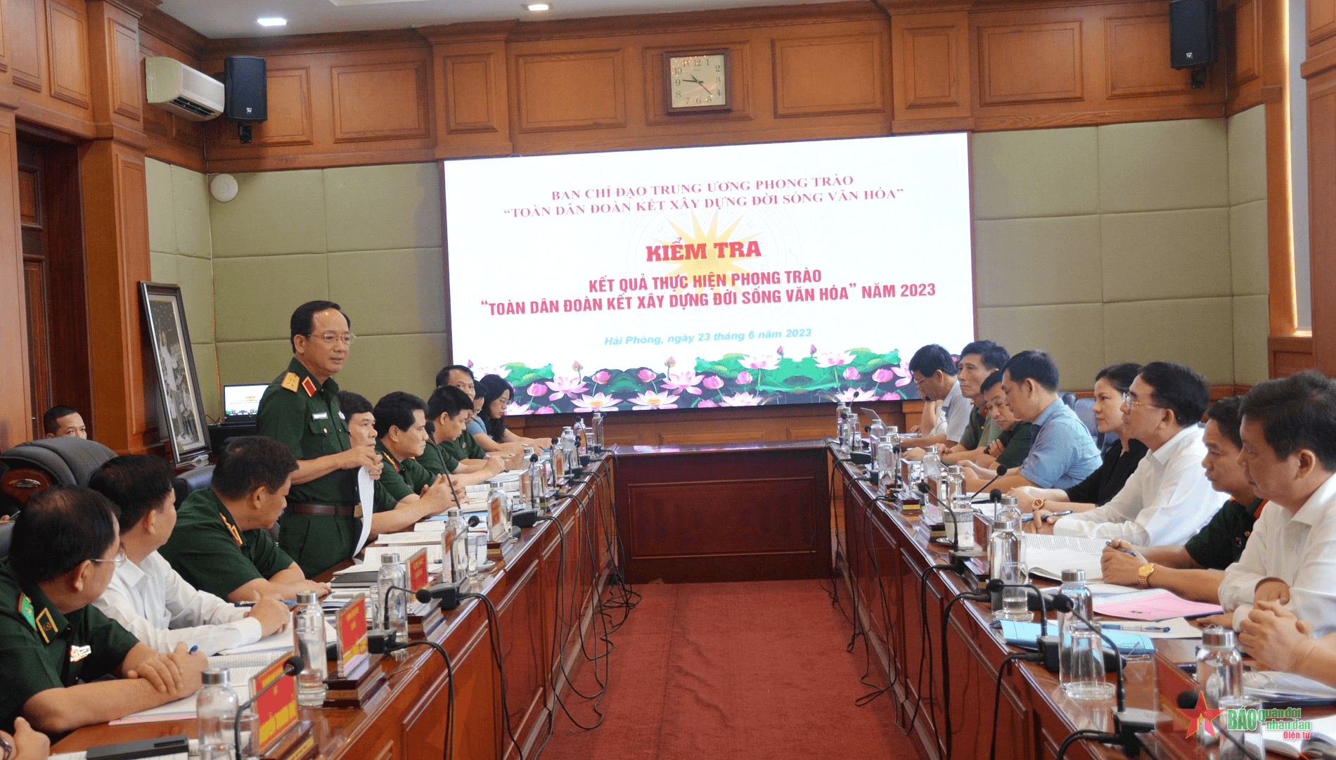 Ban chỉ đạo Trung ương Phong trào “Toàn dân đoàn kết xây dựng đời sống văn hóa” kiểm tra tại thành phố Hải Phòng