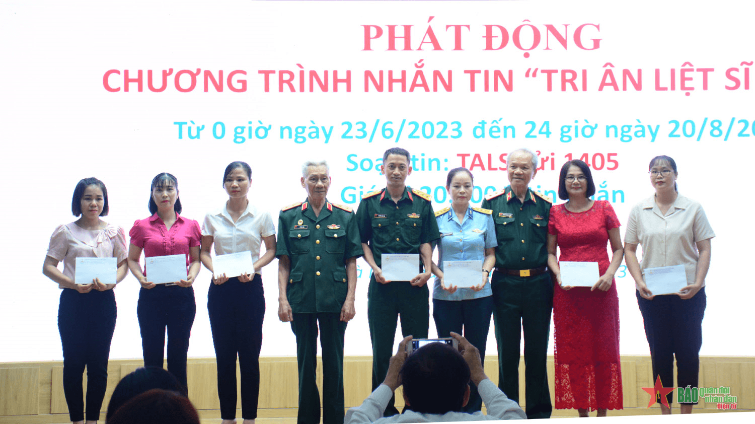 Phát động Chương trình nhắn tin “Tri ân liệt sĩ-2023”