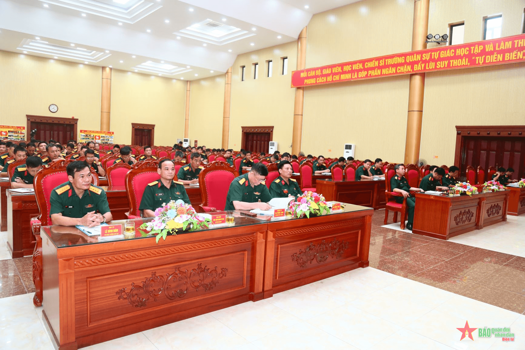 Trường Quân sự Bộ tư lệnh Thủ đô Hà Nội thi giảng viên dạy giỏi môn học giáo dục quốc phòng và an ninh