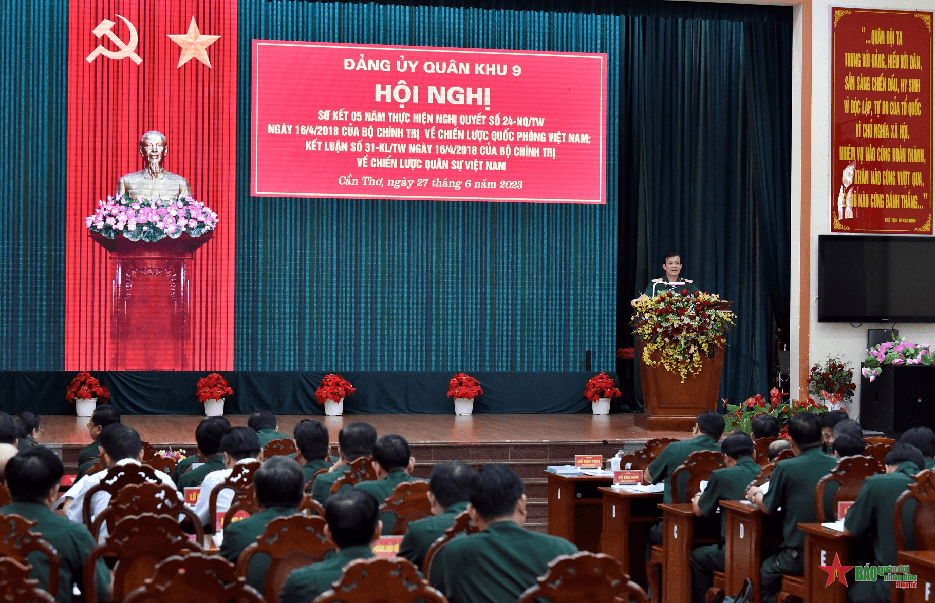 Quân khu 9 thực hiện hiệu quả Nghị quyết về Chiến lược Quốc phòng và Chiến lược Quân sự Việt Nam