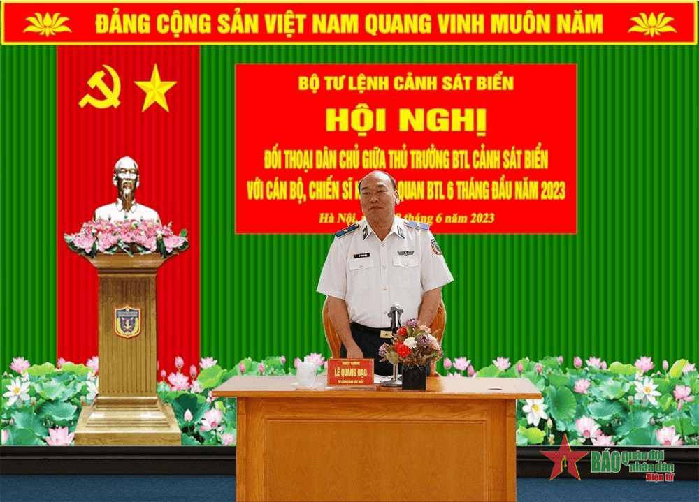 Đối thoại dân chủ ở Bộ tư lệnh Cảnh sát biển
