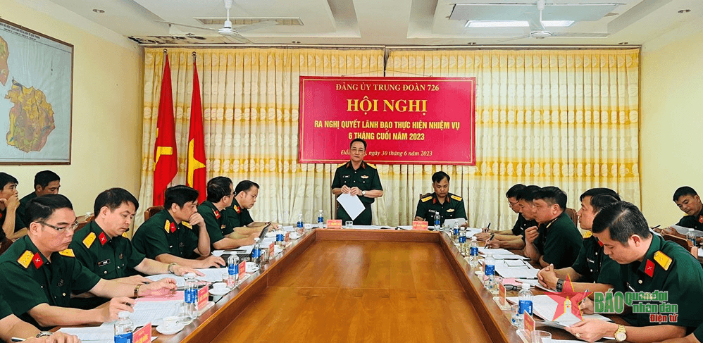 Trung đoàn 726 hoàn thành tốt nhiệm vụ quân sự, quốc phòng