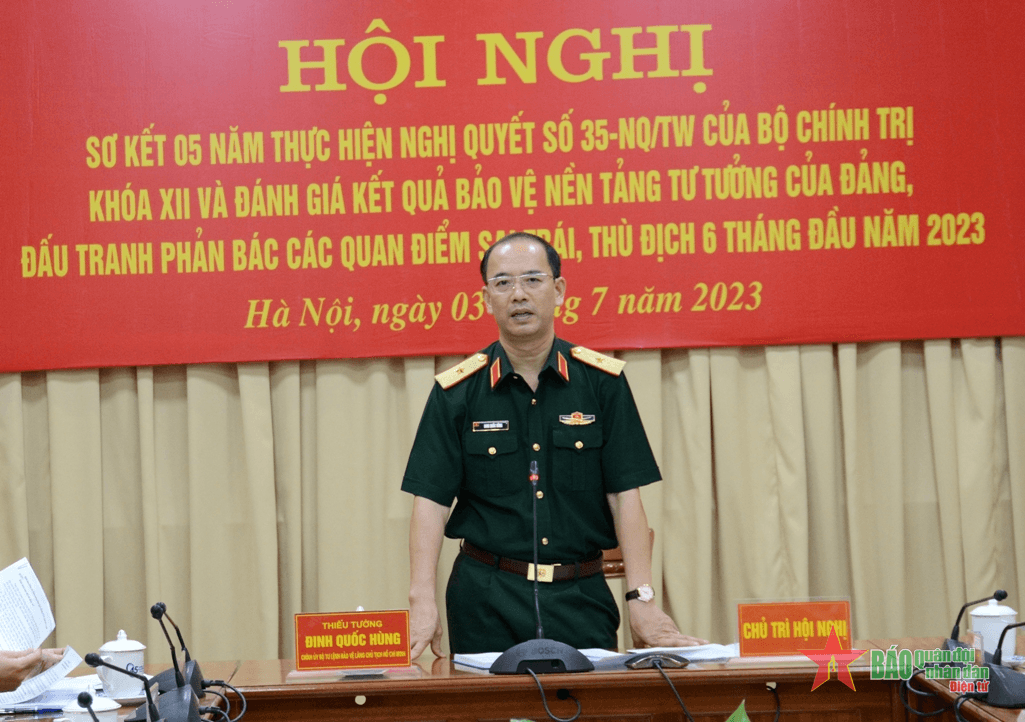 Ban chỉ đạo 35, Đảng ủy Đoàn 969: Đẩy mạnh công tác bảo vệ nền tảng tư tưởng của Đảng trong tình hình mới