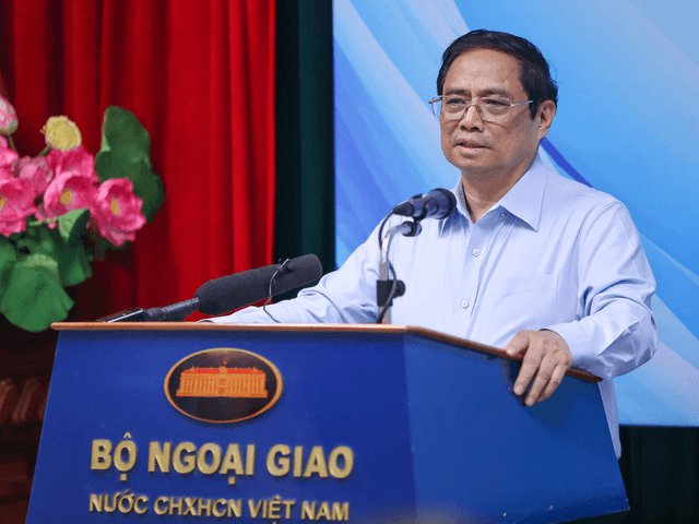 Thủ tướng Phạm Minh Chính dự Hội nghị đẩy mạnh công tác ngoại giao kinh tế