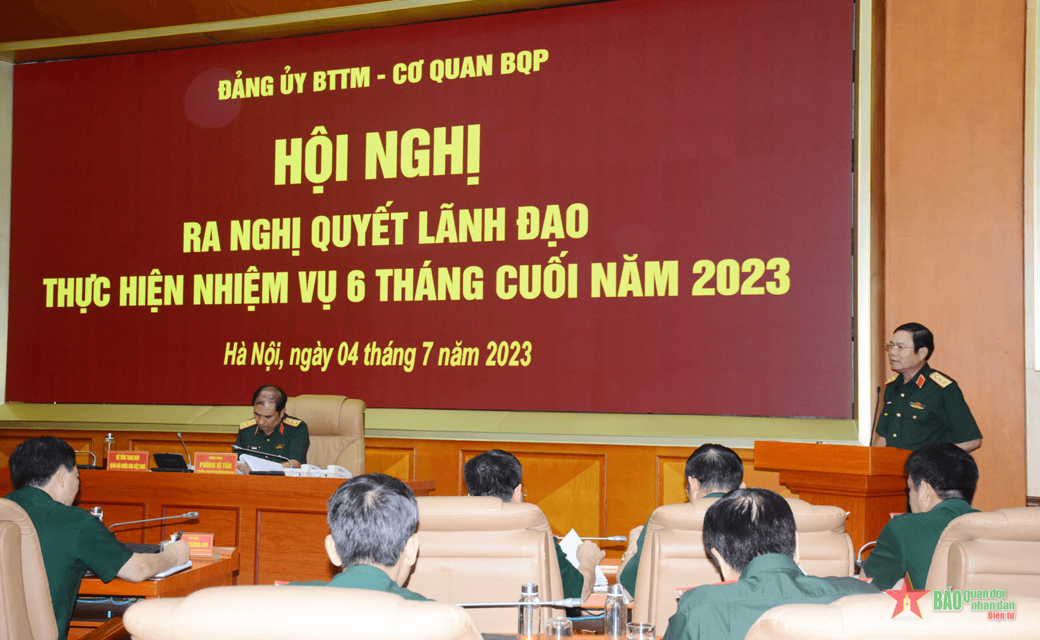 Đảng ủy Bộ Tổng Tham mưu - Cơ quan Bộ Quốc phòng làm tốt công tác tham mưu chiến lược