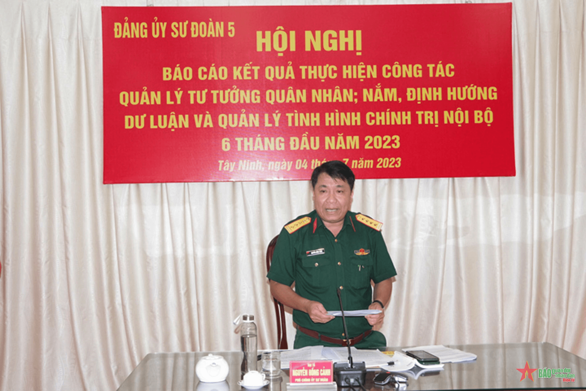 Sư đoàn 5 quản lý tốt tư tưởng bộ đội