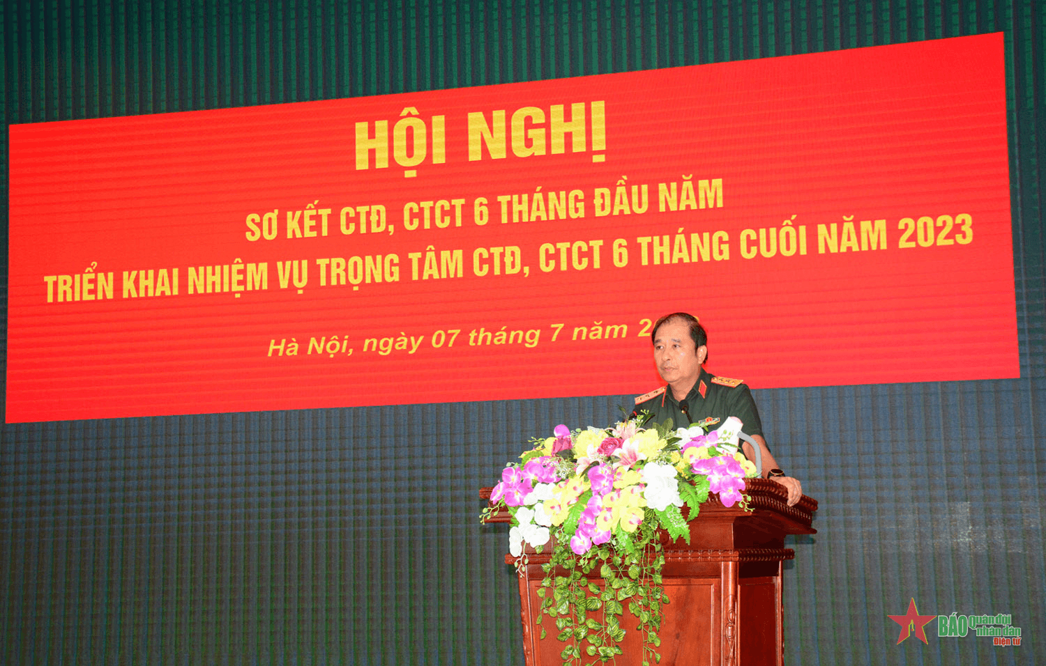 Bộ Tổng Tham mưu triển khai nhiệm vụ công tác Đảng, công tác chính trị 6 tháng cuối năm 2023