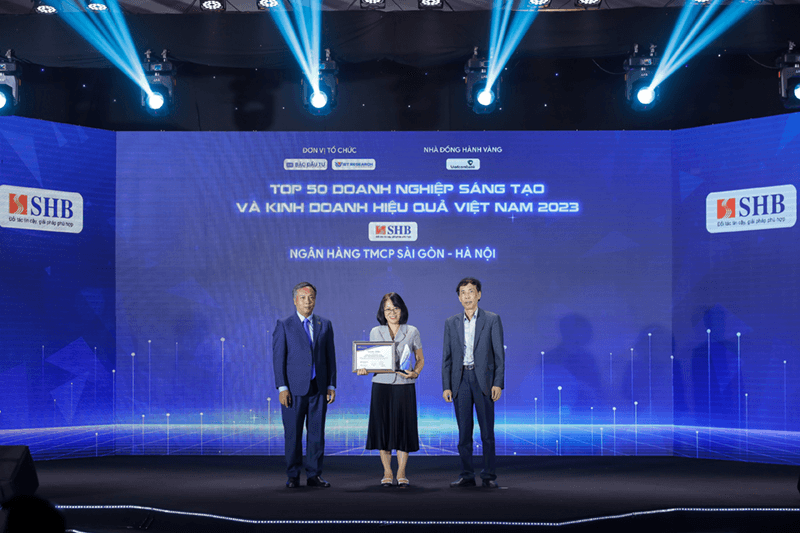 SHB lọt Top 50 doanh nghiệp sáng tạo và kinh doanh hiệu quả