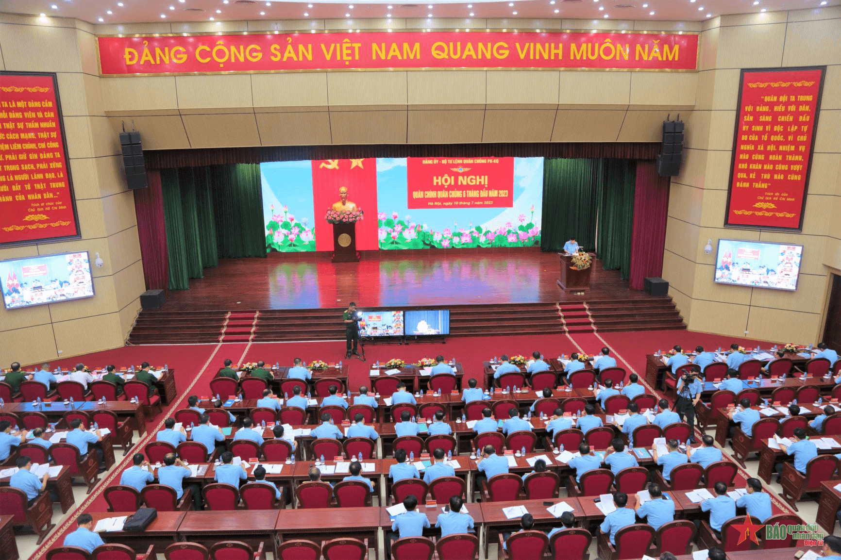 Hội nghị quân chính Quân chủng Phòng không-Không quân 6 tháng đầu năm 2023