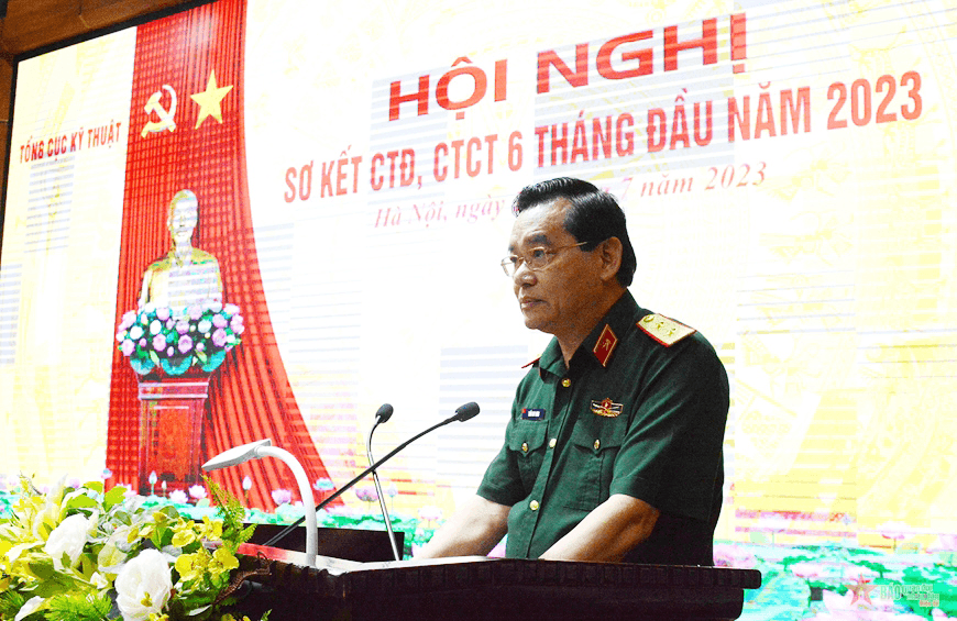 Tổng cục Kỹ thuật nâng cao chất lượng, hiệu quả hoạt động công tác Đảng, công tác chính trị 6 tháng cuối năm