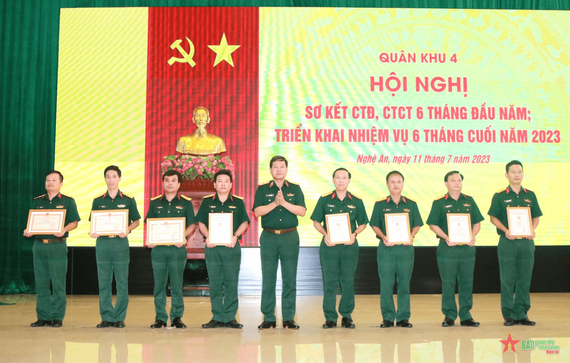 Quân khu 4: Tập trung nâng cao chất lượng hoạt động công tác Đảng, công tác chính trị