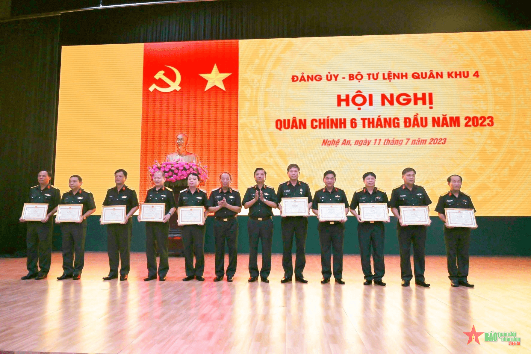 Quân khu 4: Hoàn thành tốt nhiệm vụ quân sự, quốc phòng và công tác xây dựng Đảng