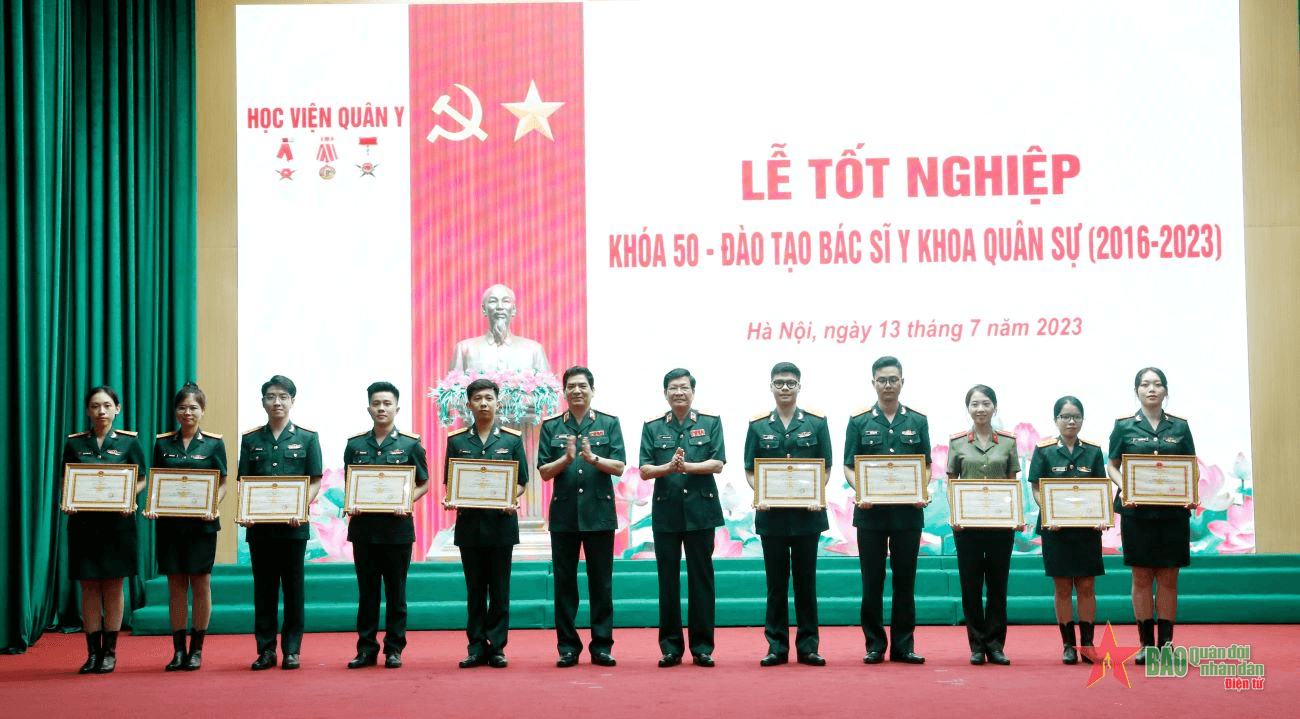 Học viện Quân y tổ chức Lễ tốt nghiệp khóa 50 đào tạo bác sĩ y khoa quân sự