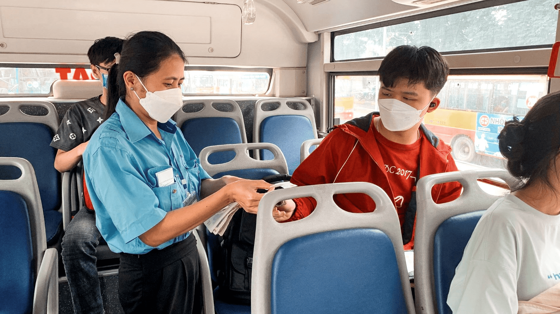 Chất lượng phục vụ xe buýt ngày càng được nâng cao