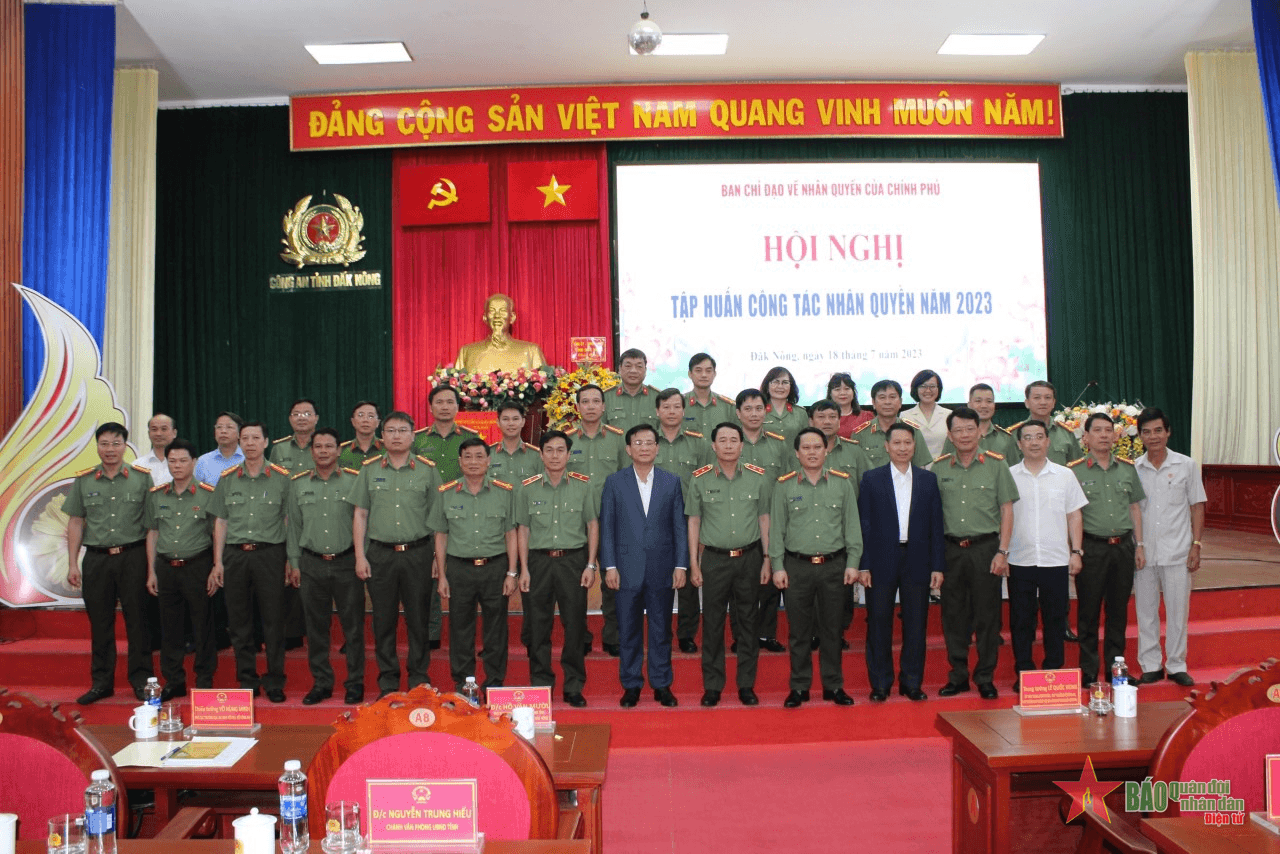 Hội nghị tập huấn công tác nhân quyền năm 2023 tại Đắk Nông