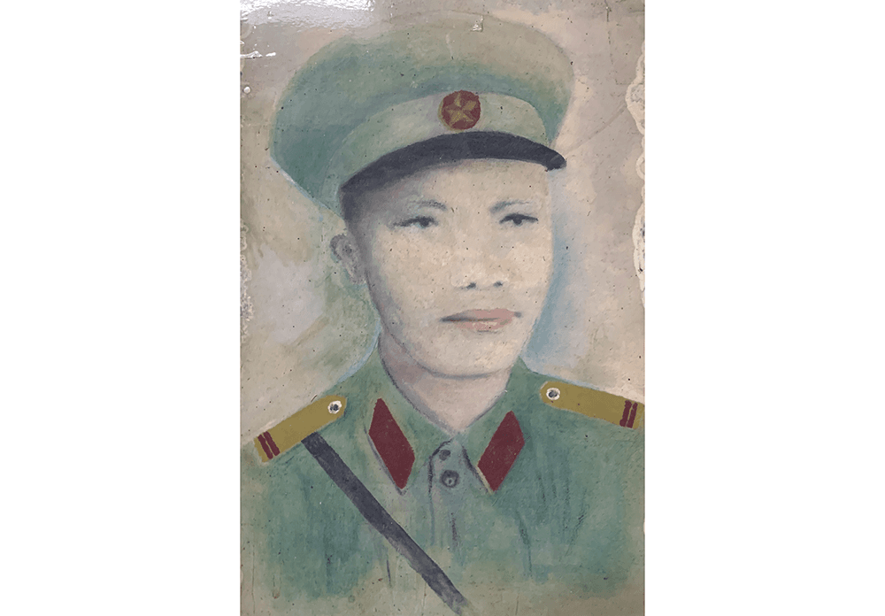 Đồng chí Nguyễn Quốc Doanh được an táng ban đầu tại Chư Pông