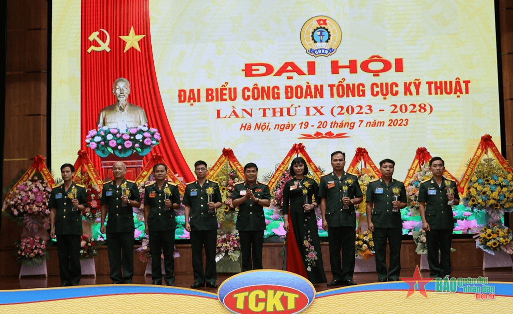 Tổng cục Kỹ thuật tuyên dương Chủ tịch Công đoàn cơ sở tiêu biểu giai đoạn 2018-2023