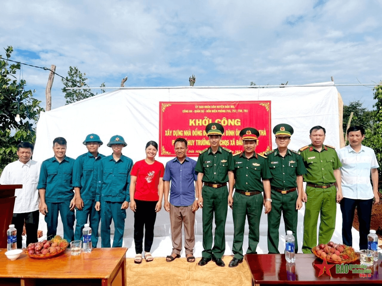 Chung tay góp sức xây dựng mái ấm nghĩa tình