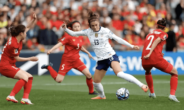 Đội tuyển nữ Việt Nam thua Mỹ trong trận ra quân World Cup nữ 2023