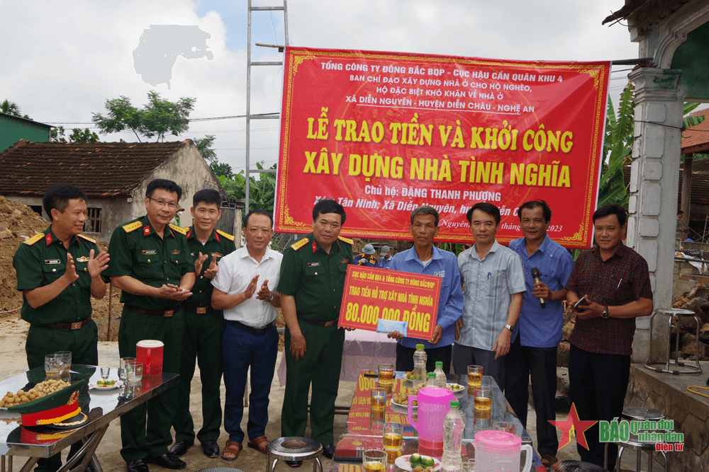 Hỗ trợ 160 triệu đồng xây dựng Nhà tình nghĩa