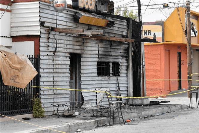 Mexico: Bật lửa phóng hỏa quán bar khiến 11 người thiệt mạng