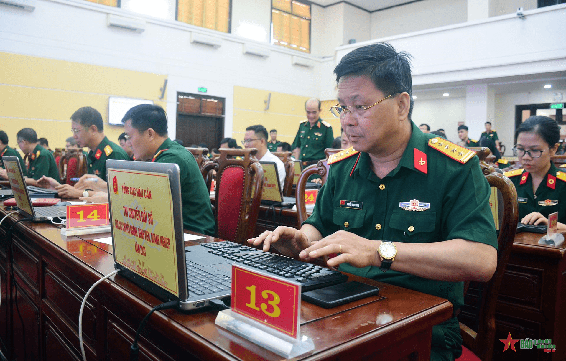 Tổng cục Hậu cần khai mạc thi chuyển đổi số giai đoạn 1 năm 2023