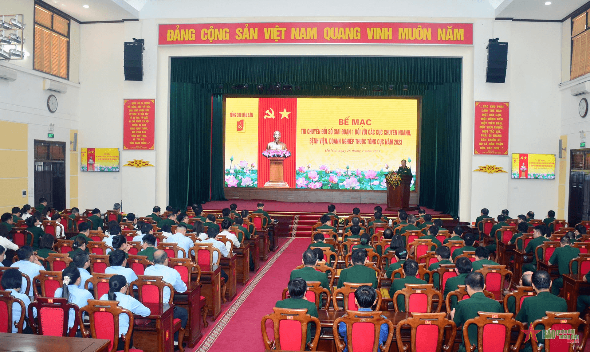 Tổng cục Hậu cần bế mạc thi chuyển đổi số giai đoạn 1