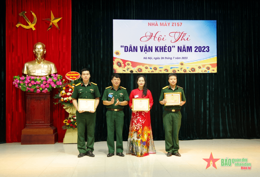 Nhà máy Z157: Đánh giá thực chất đội ngũ làm công tác dân vận thông qua hội thi