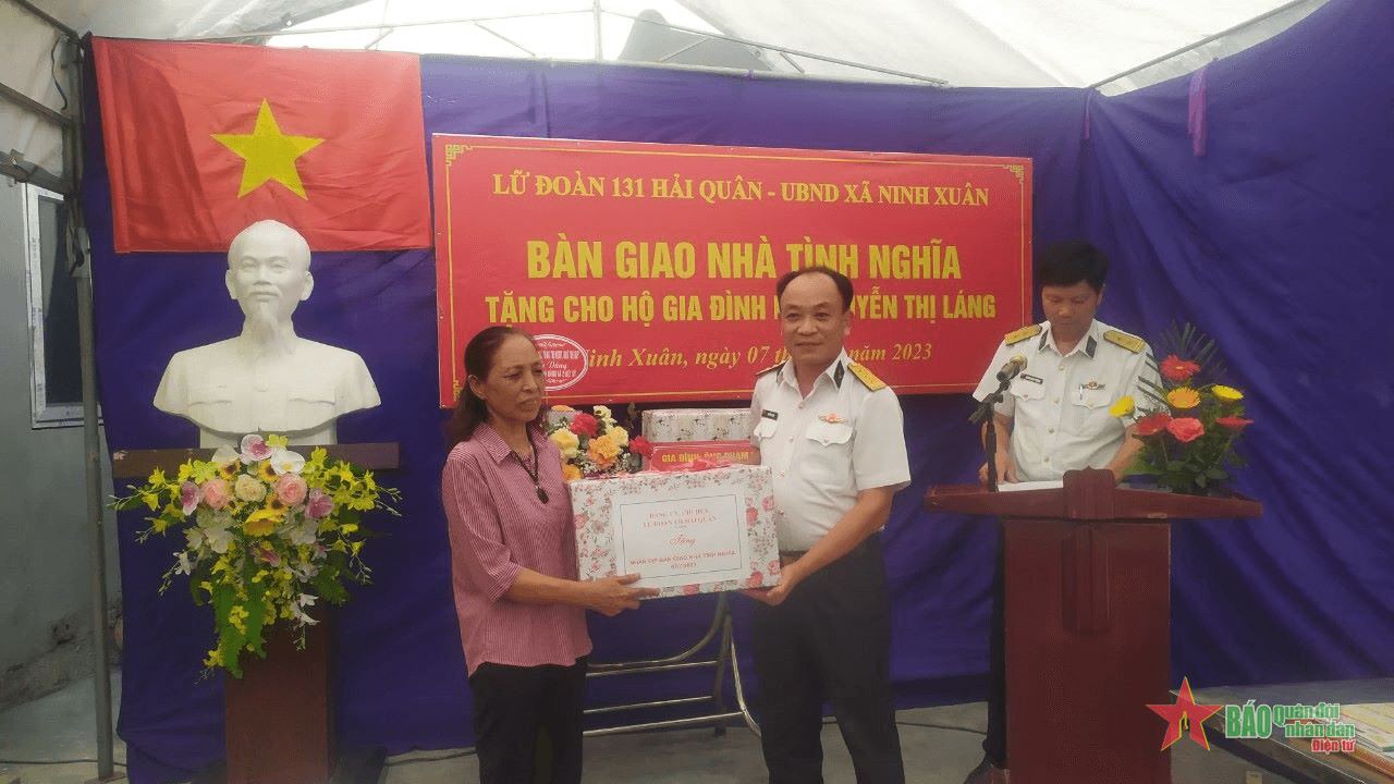 Lữ đoàn Công binh 131 Hải quân: Chung tay chăm lo gia đình chính sách