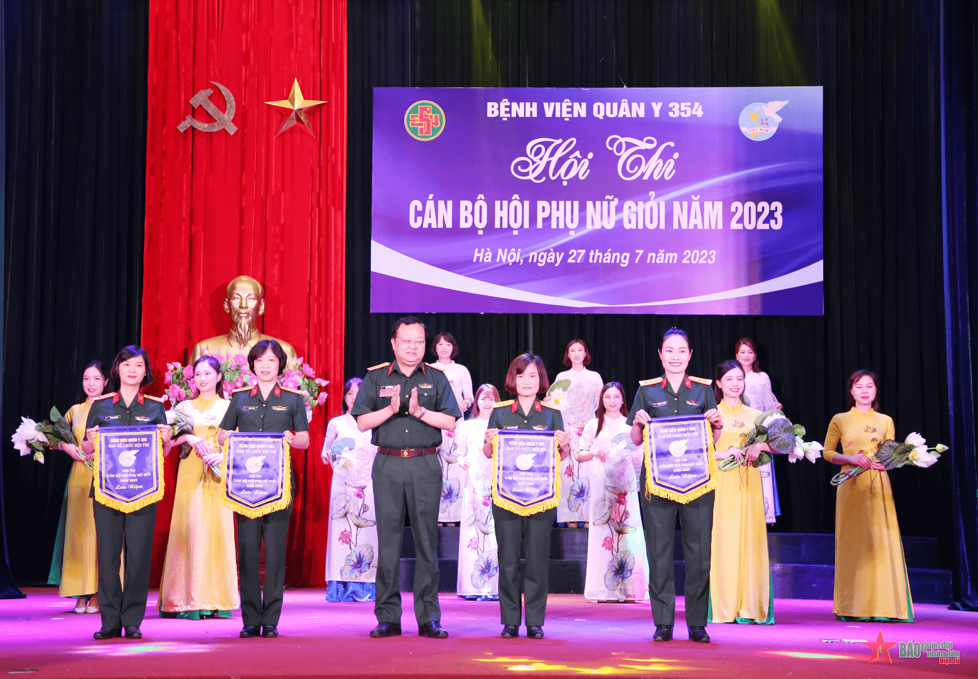 Bệnh viện Quân y 354 tổ chức Hội thi cán bộ Hội phụ nữ giỏi năm 2023