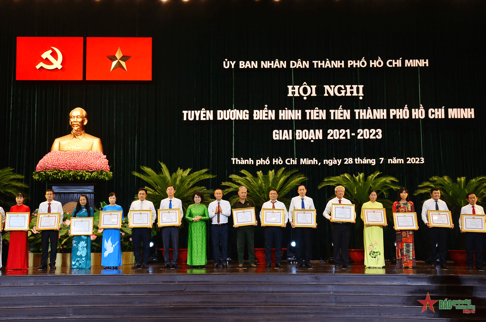 TP Hồ Chí Minh tuyên dương 142 điển hình tiên tiến giai đoạn 2021-2023