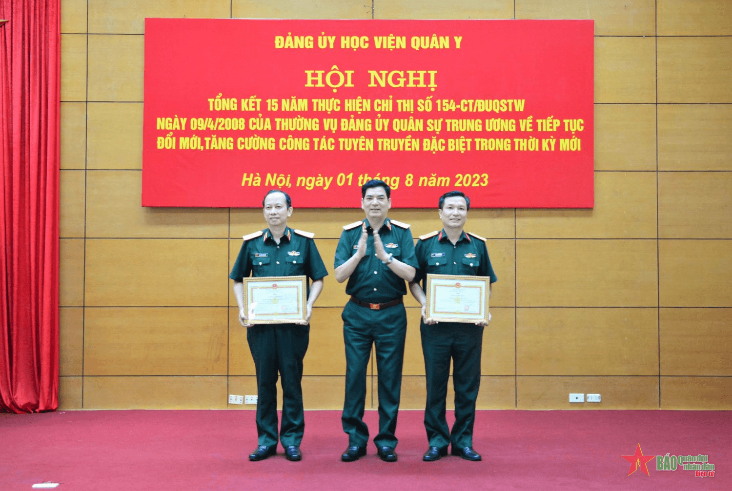 Học viện Quân y hướng về cơ sở, đổi mới công tác tuyên truyền đặc biệt