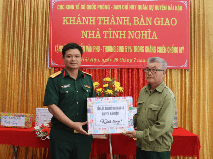 Niềm vui của gia đình thương binh Nguyễn Văn Phú