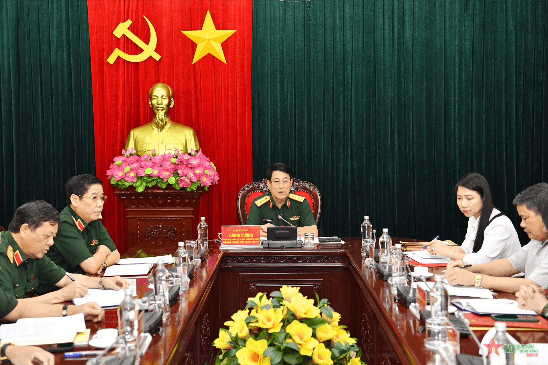 Đại tướng Lương Cường chủ trì Hội nghị triển khai công tác chuẩn bị của Đoàn Kiểm tra số 3