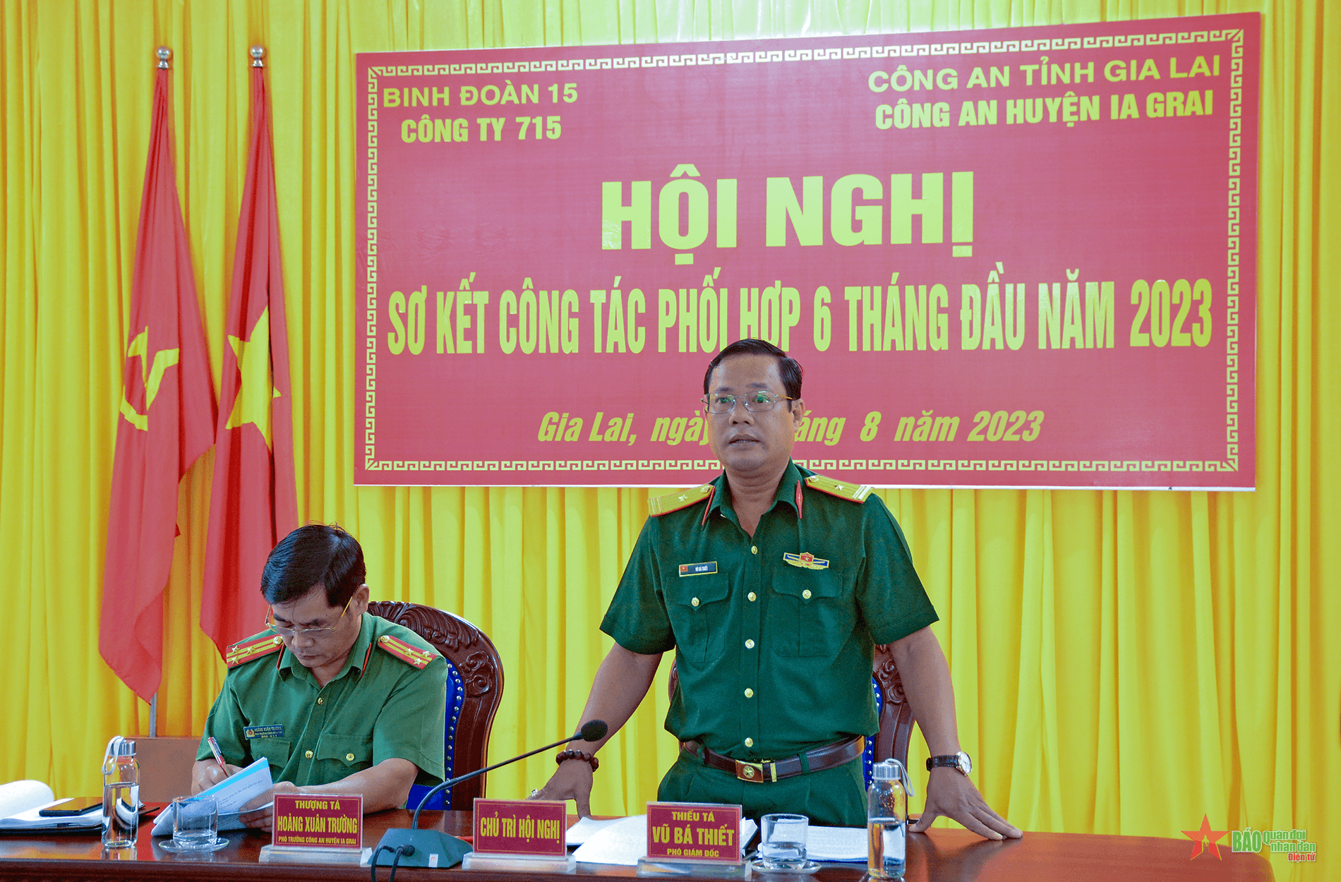 Công ty 715 và Công an huyện Ia Grai phối hợp xây dựng địa bàn vững mạnh