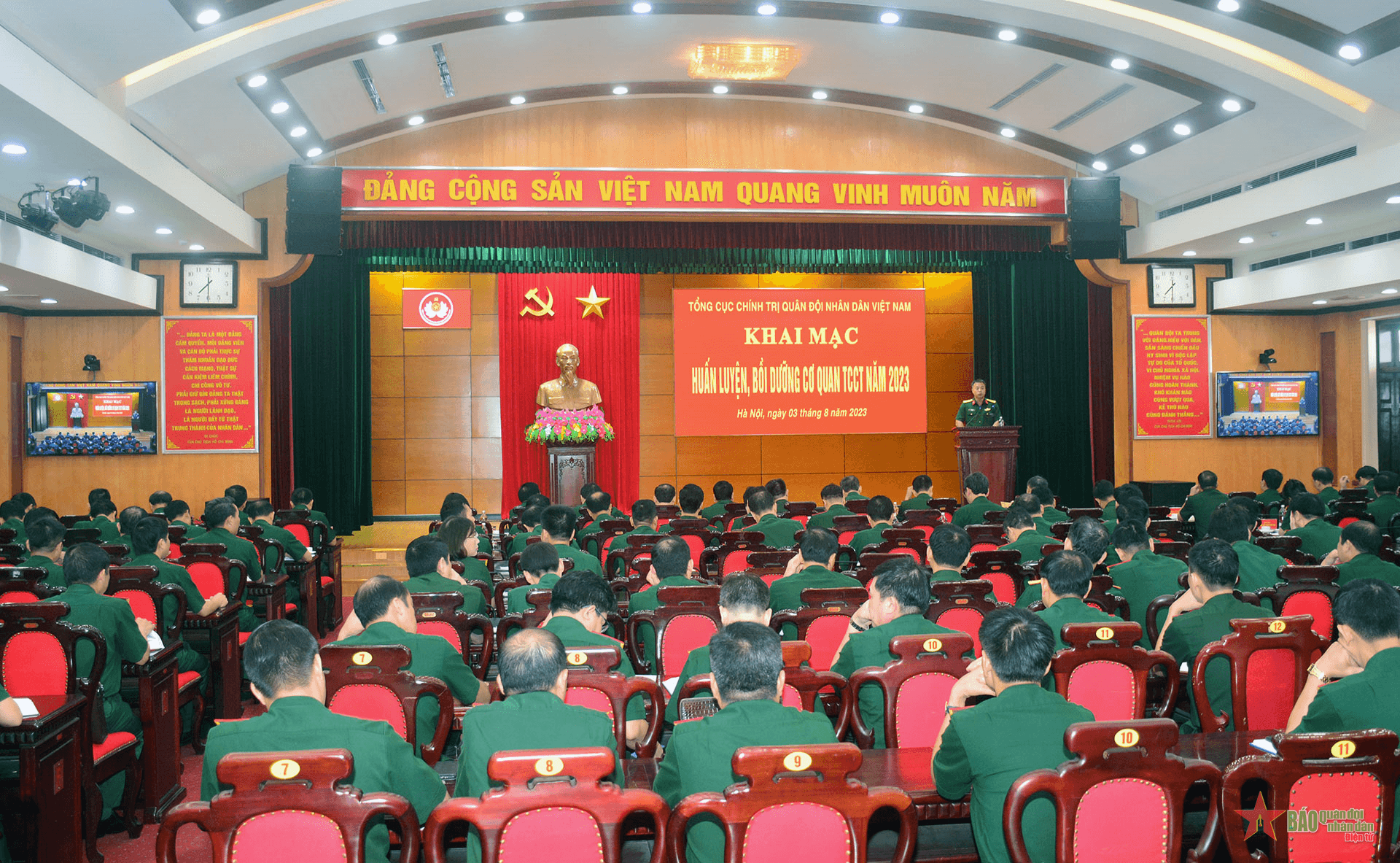 Khai mạc huấn luyện, bồi dưỡng Cơ quan Tổng cục Chính trị năm 2023