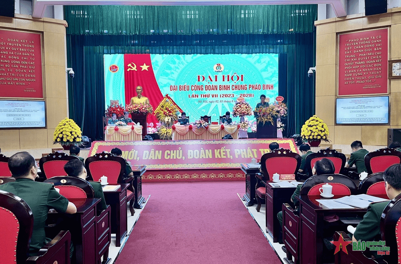Binh chủng Pháo binh tổ chức Đại hội đại biểu Công đoàn lần thứ VII