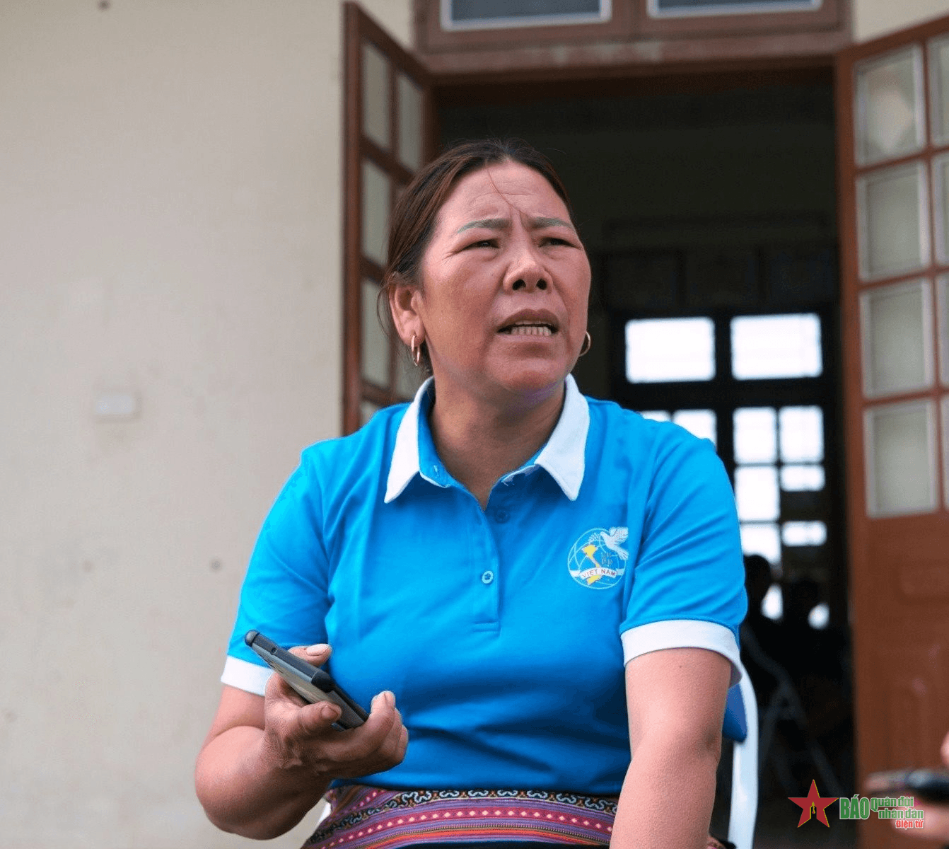 Chị Ganh nhiệt tình với công tác hội