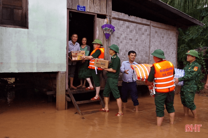 Bộ đội Biên phòng tích cực tham gia khắc phục hậu quả thiên tai