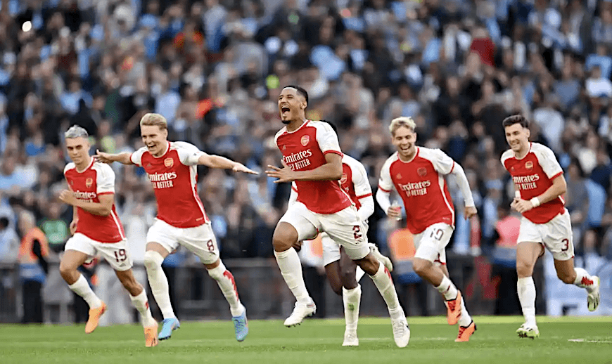 Hạ Man City ở loạt penalty, Arsenal đoạt Siêu cúp Anh 2023