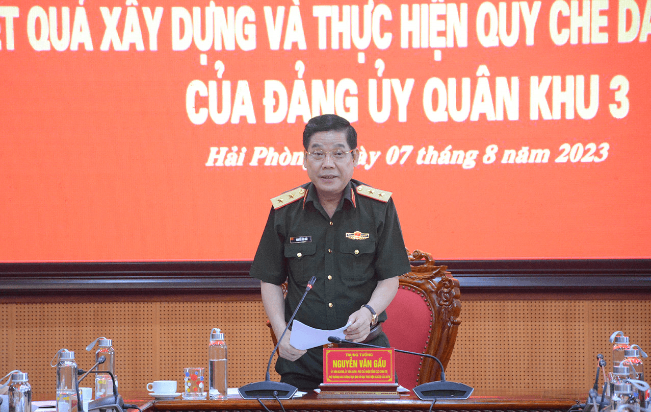 Kiểm tra thực hiện Quy chế dân chủ cơ sở ở Đảng ủy Quân khu 3