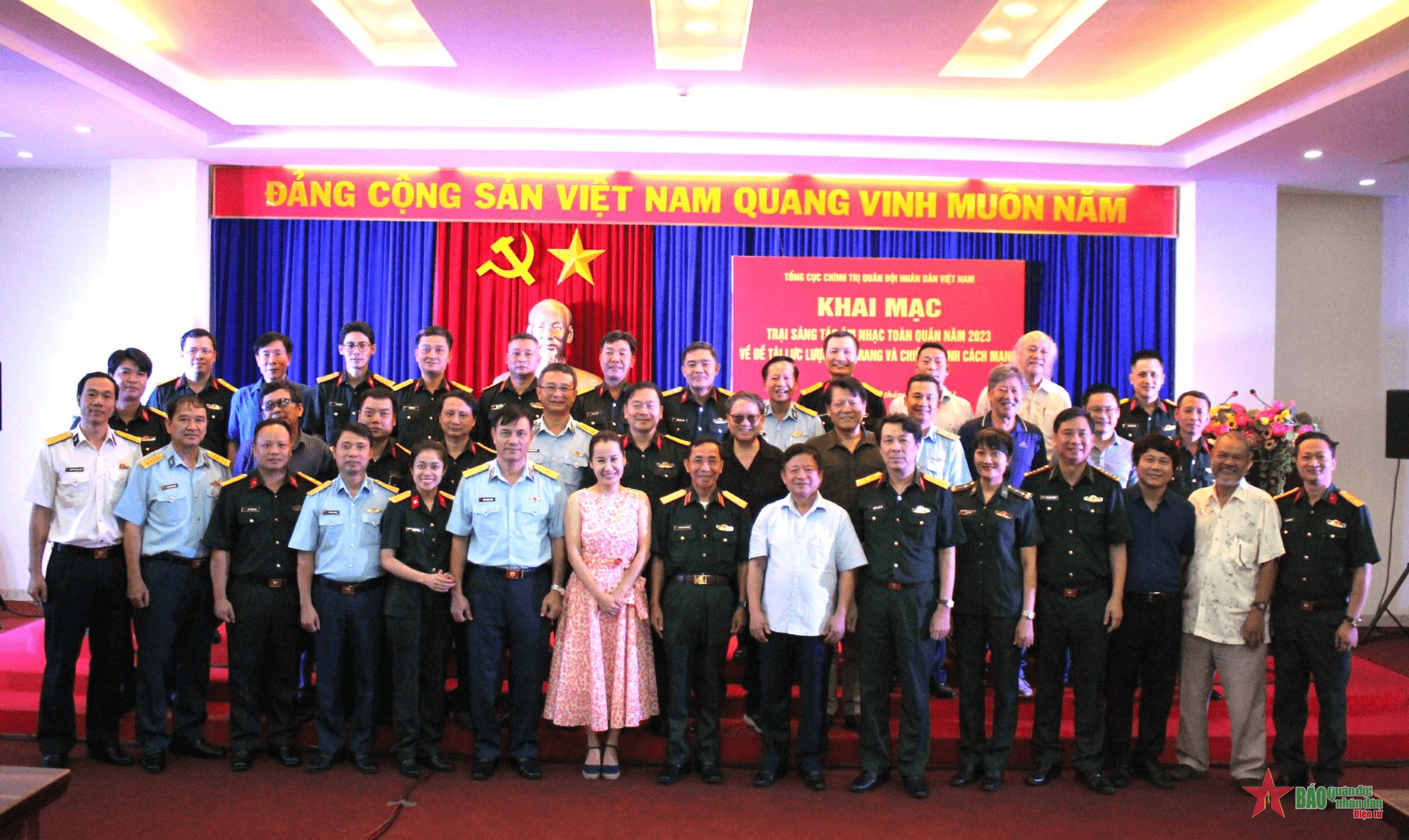 Khai mạc Trại sáng tác âm nhạc toàn quân 2023
