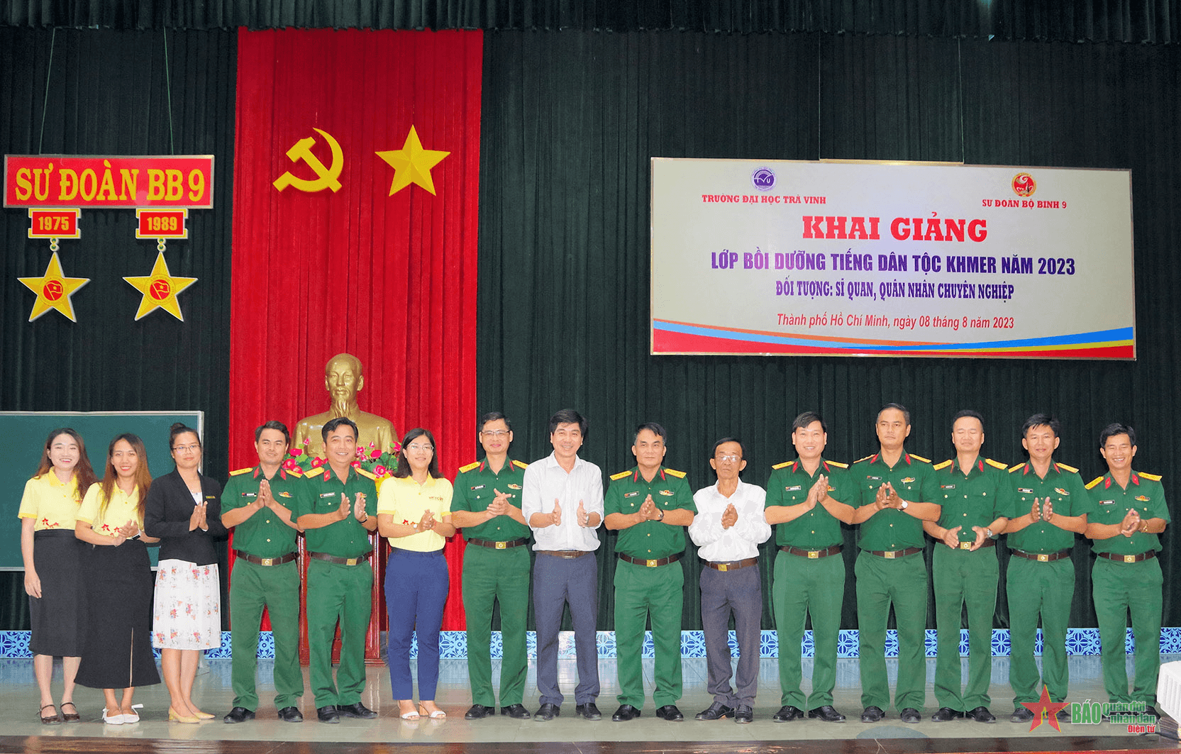 Sư đoàn 9, Quân đoàn 4 tổ chức lớp bồi dưỡng tiếng Khmer