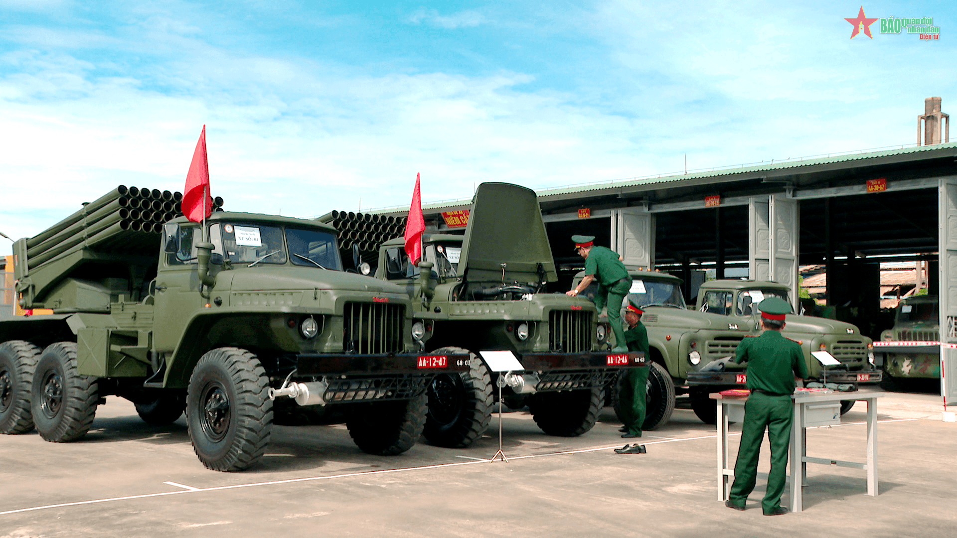 Lữ đoàn Pháo binh 368 thi xe tốt, lái xe giỏi toàn quân 2023