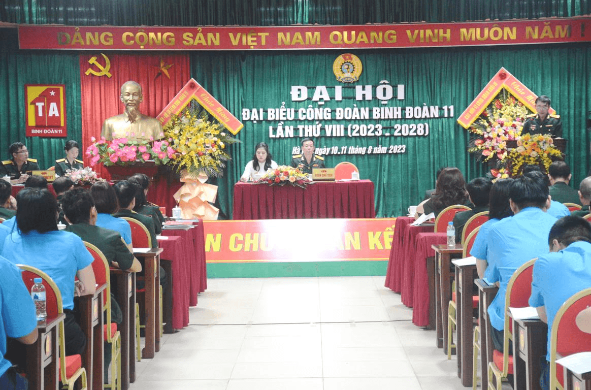 Binh đoàn 11 tổ chức Đại hội đại biểu Công đoàn lần thứ VIII