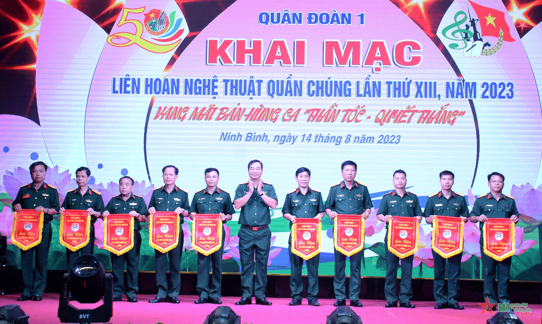 Quân đoàn 1: Liên hoan nghệ thuật quần chúng “Vang mãi bản hùng ca Thần tốc - Quyết thắng”