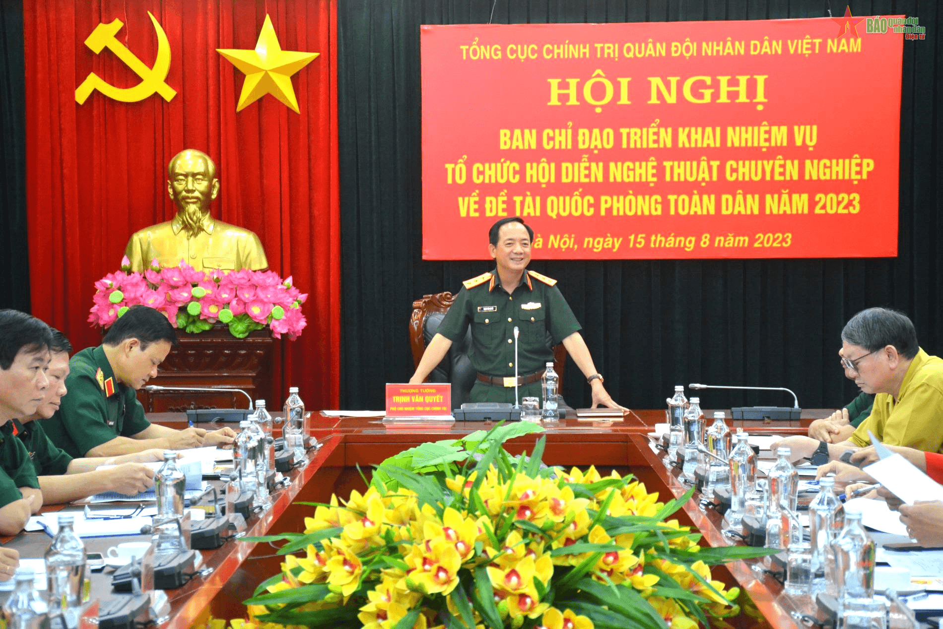 1.540 diễn viên tham dự Hội diễn nghệ thuật chuyên nghiệp về đề tài Quốc phòng toàn dân năm 2023