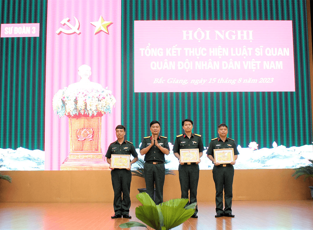 Sư đoàn 3 (Quân khu 1) thực hiện Luật Sĩ quan chặt chẽ, hiệu quả, sát thực tiễn đơn vị